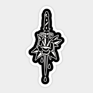 Dagger Tattoo Sticker